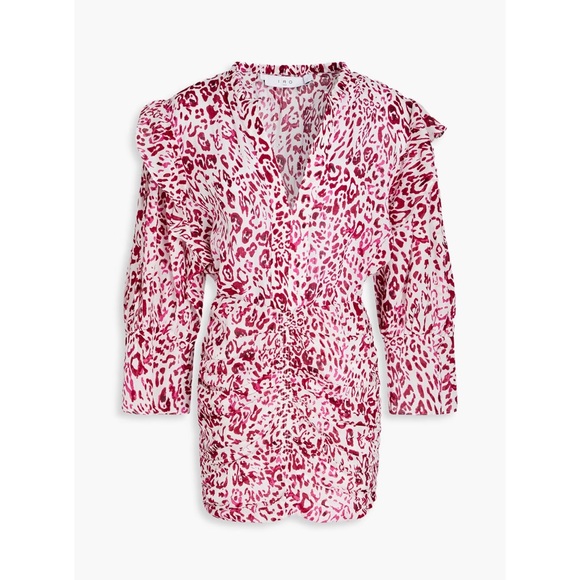 IRO Gira Dress in color white/pink - Picture 4 of 17